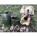 Фляга в чехле со стаканом M58 Pat. Англия, Molle, DESERT.