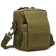 Тактическая сумка на пояс или плечо. MOLLE. Олива.