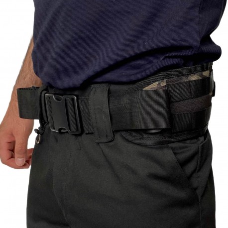 Тактический боевой пояс. MOLLE. Black Multicam.