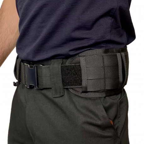 Тактический разгрузочный пояс-бандаж. MOLLE. Чёрный.