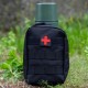Тактическая Поясная сумка. Универсальная. MOLLE. Чёрная.