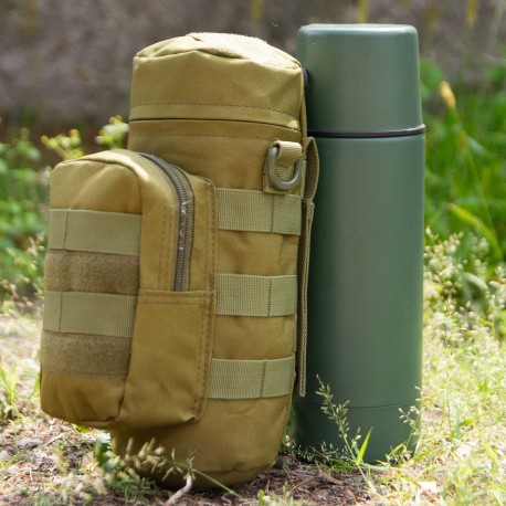 Подсумок под флягу и аксессуары. MOLLE. Олива.