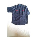 Рубашка-поло пожарная Англия, Синяя, б/у.