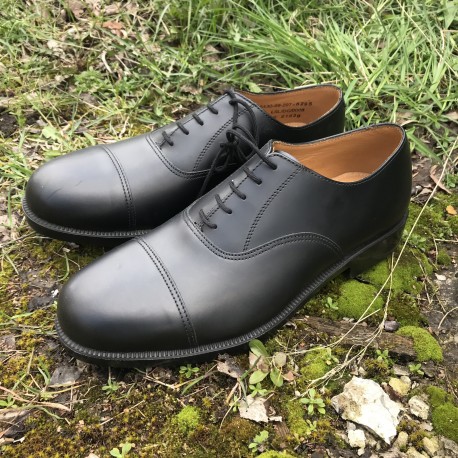 Полуботинки кожаные парадные. ВВС Великобритании. Чёрные.