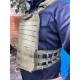 Разгрузочный жилет под бронепластины. Быстрый сброс. МОХ.