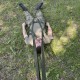 Спасательный страховочный ленточный трос с карабином.