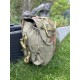 Стильный винтажный рюкзак армии Румынии 70х.  Олива.