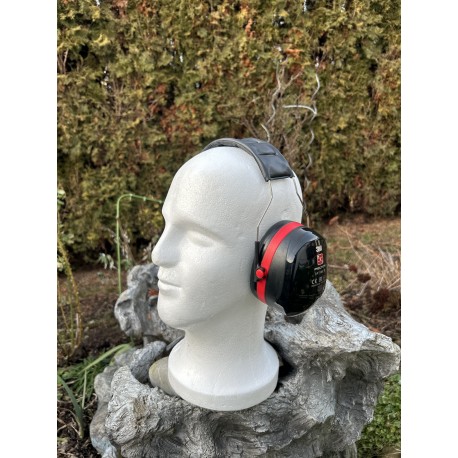 Наушники универсальные стрелковые 3M Peltor™ OPTIME III. Чёрно-красные.