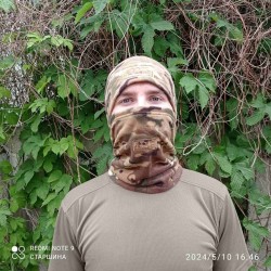 Комплект шапка и бафф из флиса 5.11 Tactical . MTP. 