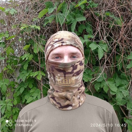 Балаклава флисовая  5.11 Tactical . MTP. 