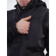 Демисезонный костюм «Горка-5» рип-стоп на флисе. Чёрный.