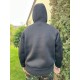Куртка неопреновая на флисе с капюшоном. Чёрная.