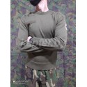 Свитер строевой Австрия, с шевроном. Олива. б/у